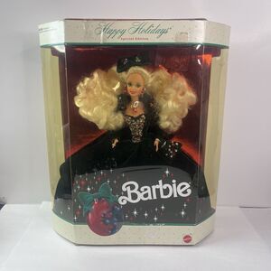 Mattel Happy Holidays Barbie Special Edition 1991 Original Worn Box